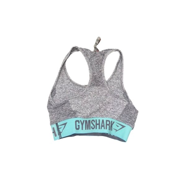Gymshark Women’s Flex Gray Teal Sports Bra Size XS - Picture 4 of 4